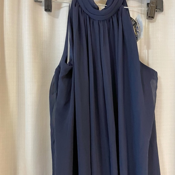 JBS Navy Evening Dress Halter Jumper - Picture 4 of 15